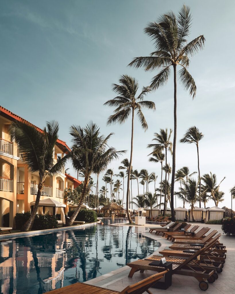 Luxury pool at a resort